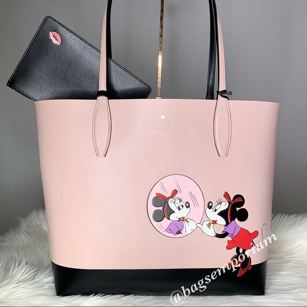 Kate Spade Large Reversible Minnie Mouse Tote Bag